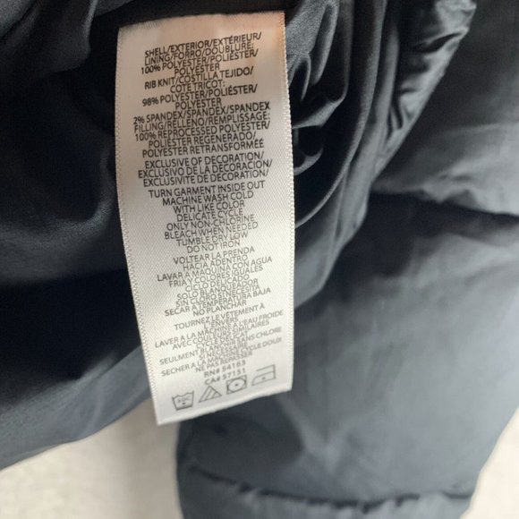 Bass Outdoor Jacket Women's XS Black Stretch Full-Zip Discovery Puffer 7687 - Picture 3 of 8